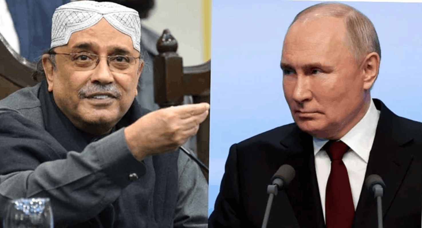 Pakistan President Zardari felicitates Putin, Russian people on Victory Day